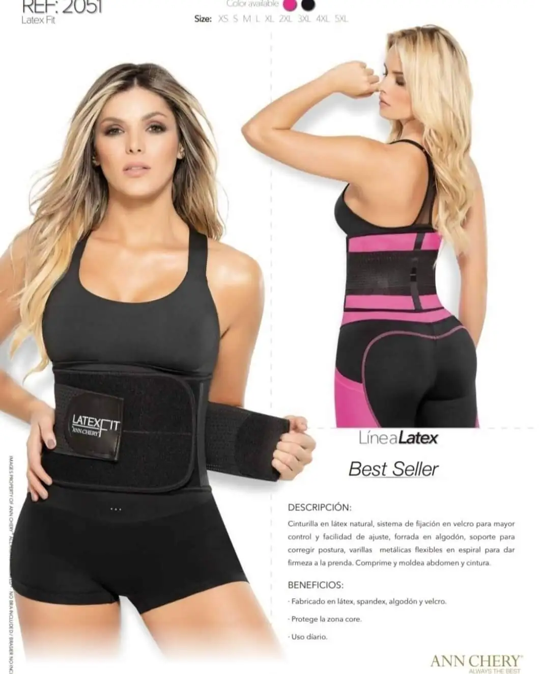 LÁTEX FIT Cinturón Fitness 