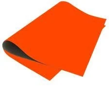 Foamy naranja pliego liso 75x90
