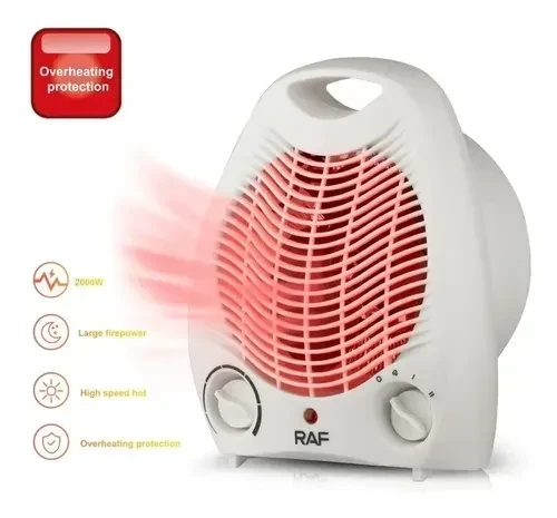 Caloventilador Frio/Calor 2000w 𝙍𝘼𝙁 2