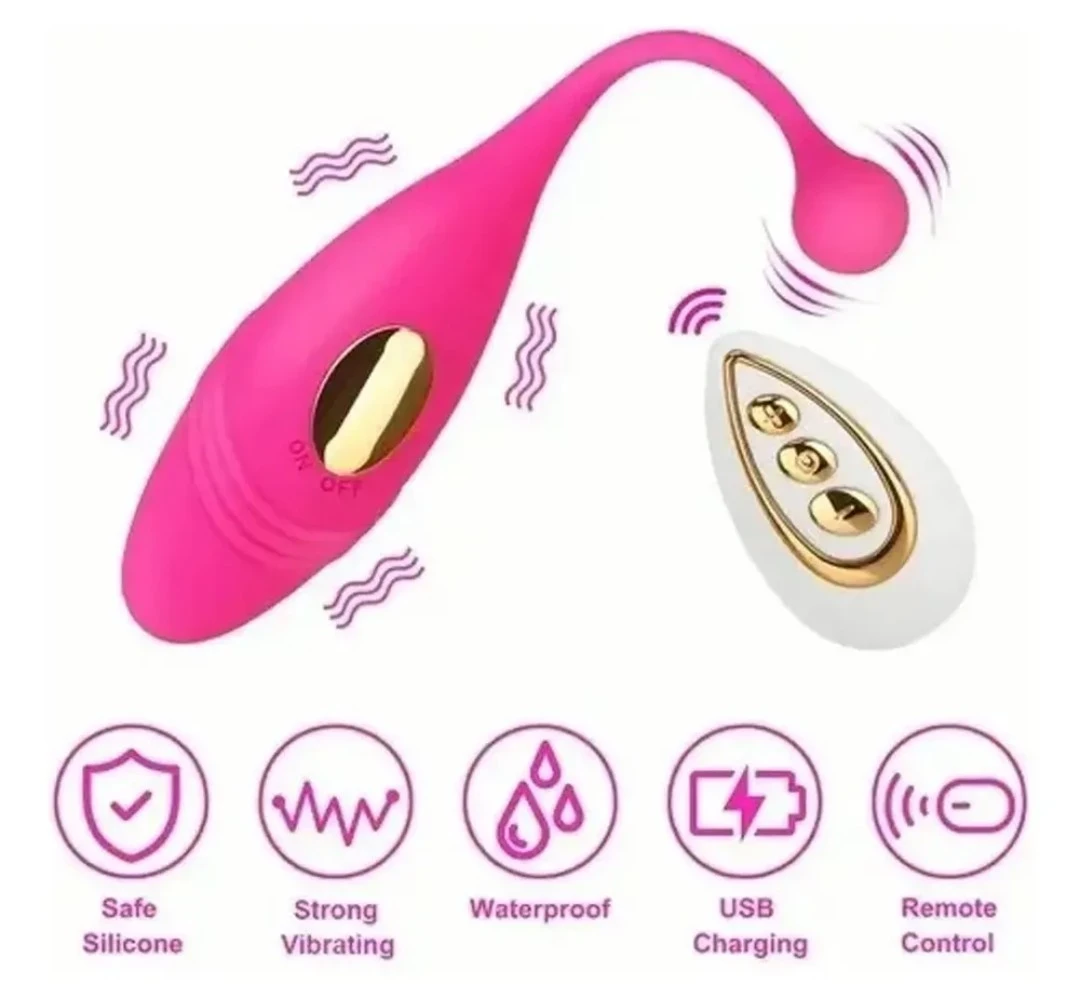Vibrador flexible control remoto ROSA