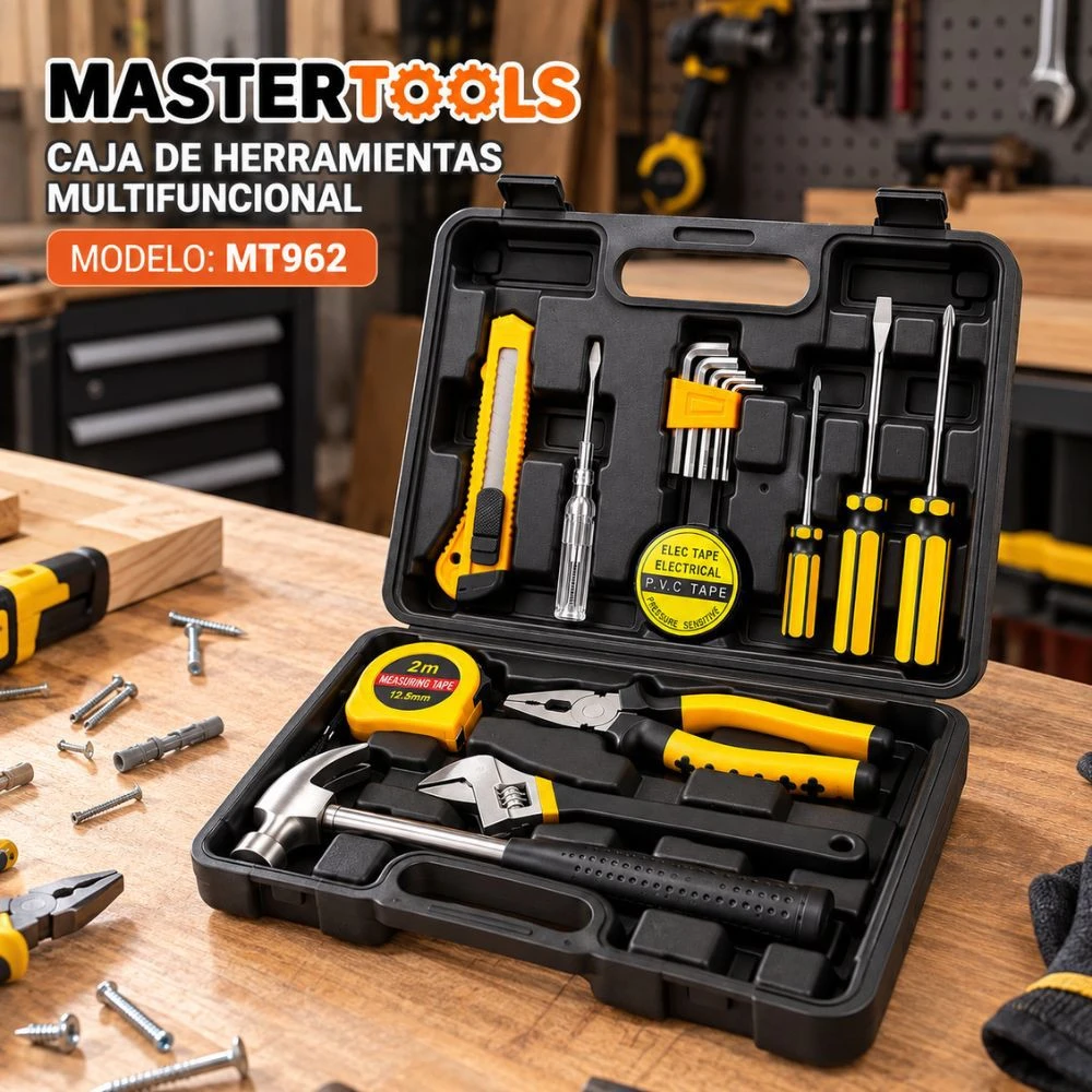 CAJA DE HERRAMIENTAS MULTIFUNCIONAL - MASTERTOOLS