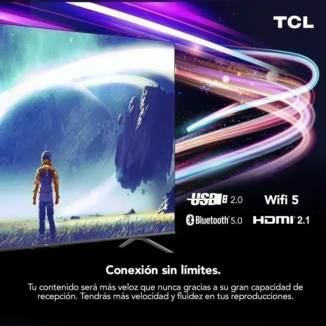Smart Tv TCL 85" Qled 85C655A 4K HDR Smart TV Google TV 8