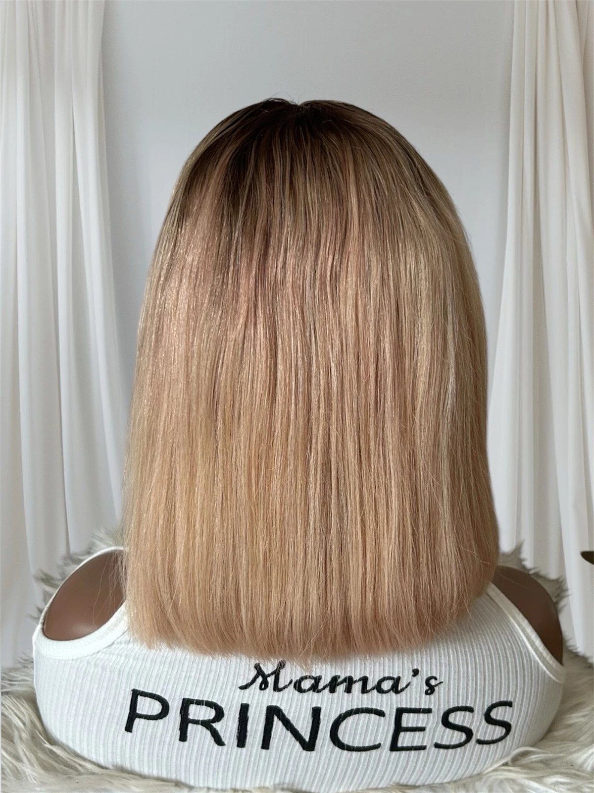 Pelucas de cabello humano 12 pulgadas,con encaje frontal  13x4  4