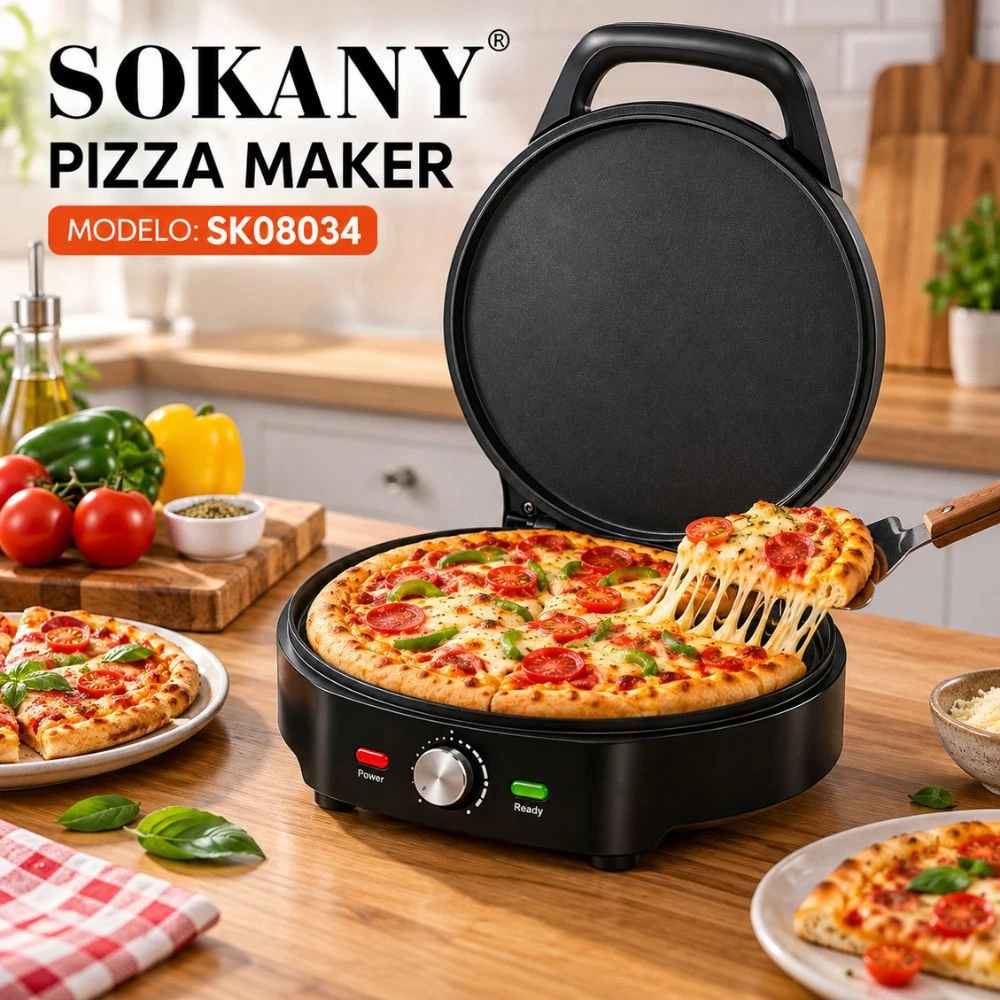 MÁQUINA PARA HACER PIZZA SOKANY 
