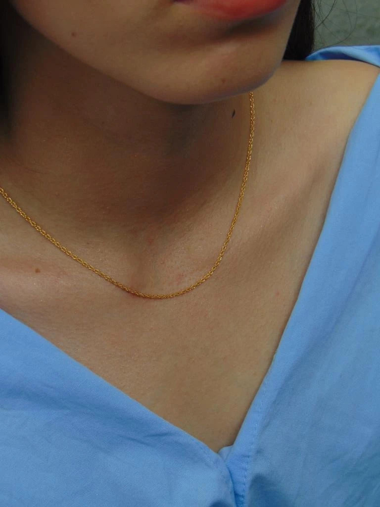 CADENA ORO LAMINADO 18K LAZO 1MM |LARGO 45CM 