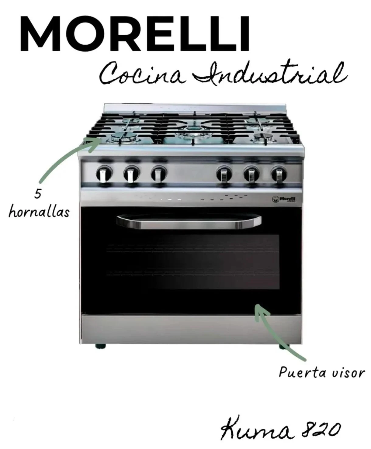 Cocina Morelli Saho 82 Puerta Visor
