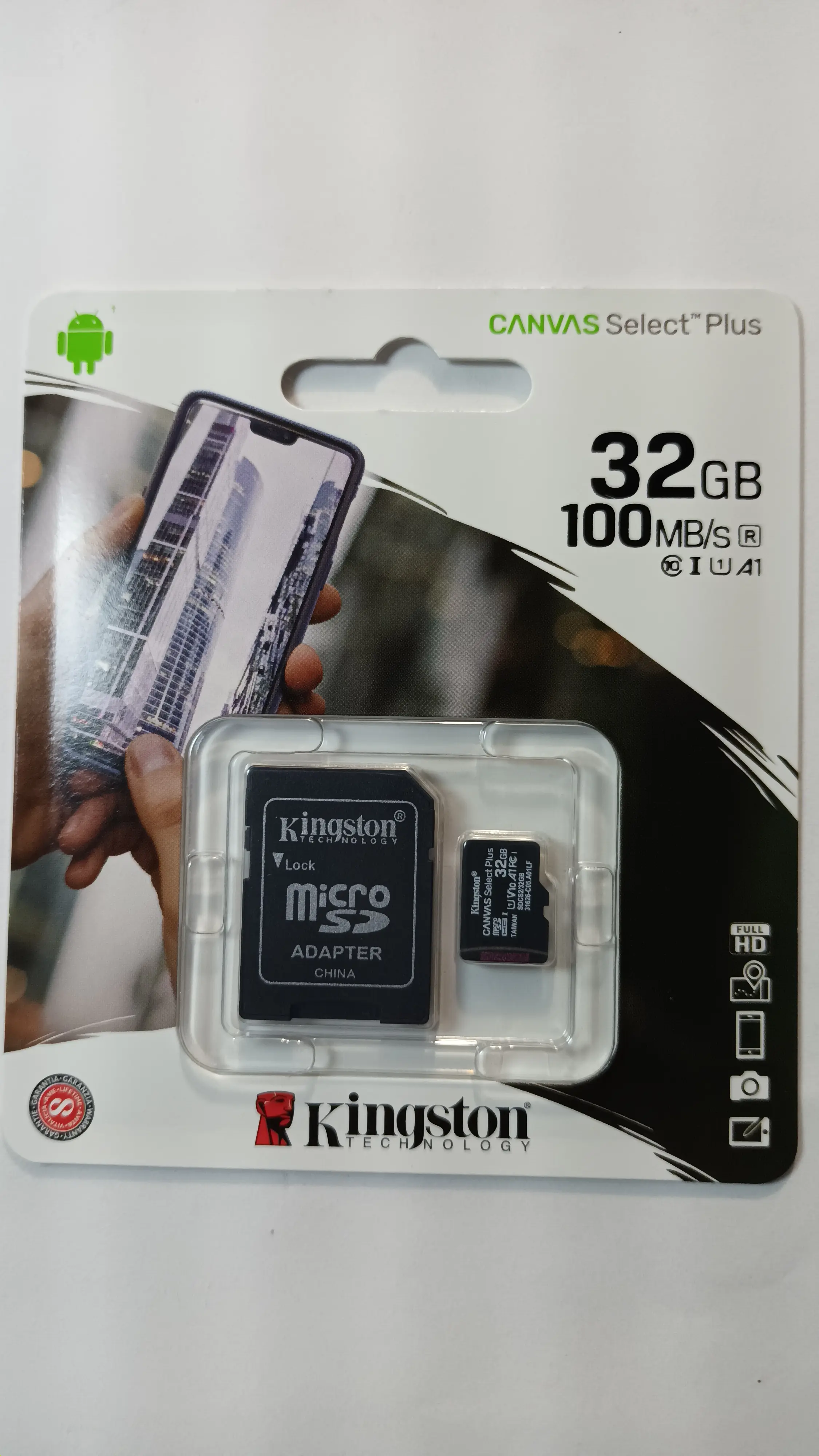 MEMORIA KINGSTON MICRO SD 32GB 100MB/S CL10 CANVAS