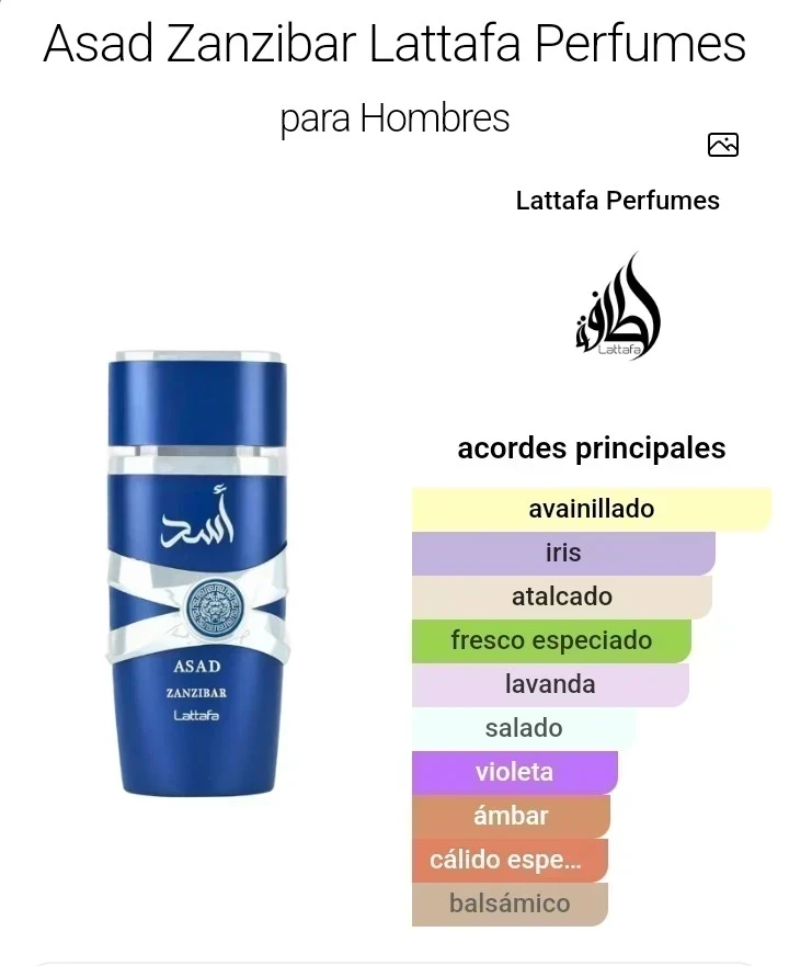 Asad Zanzibar Lattafa Perfumes 