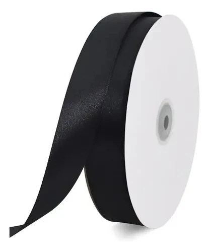 liston negro de 5cm un metro