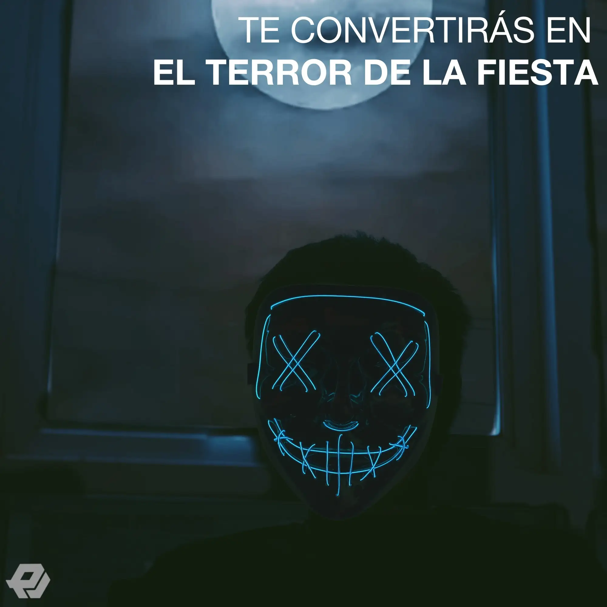 Máscara Halloween La Purga (The Purge) Luz LED  4