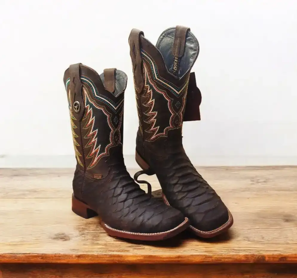 BOTA IMITACION PITON CAFE HOMBRE 