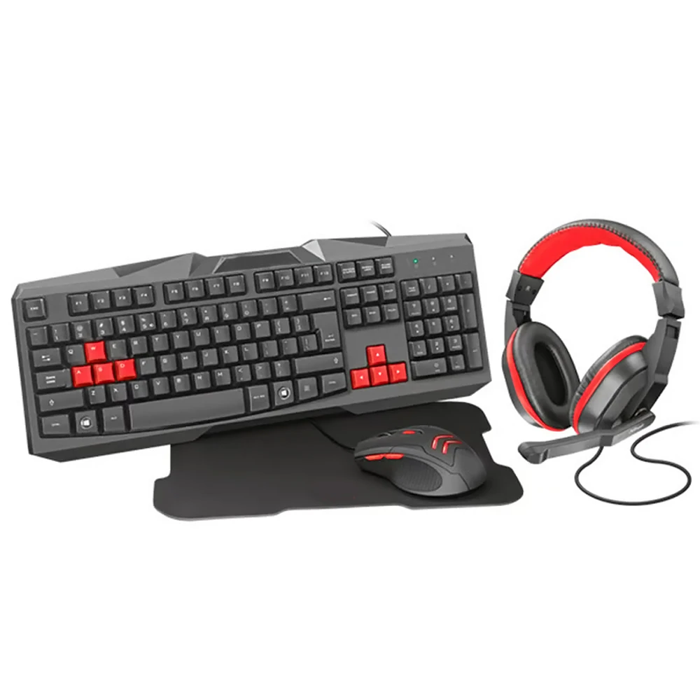 Combo GAMER 4 en 1 Teclado Audífonos 