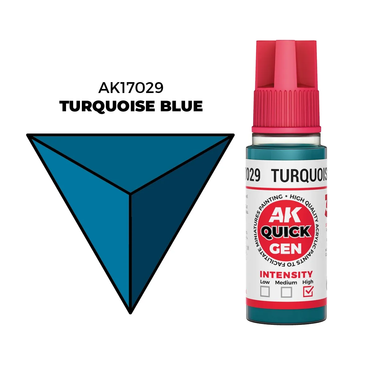 *DERRAMADO* TURQUOISE BLUE – QUICK GEN COLOR - AK17029 
