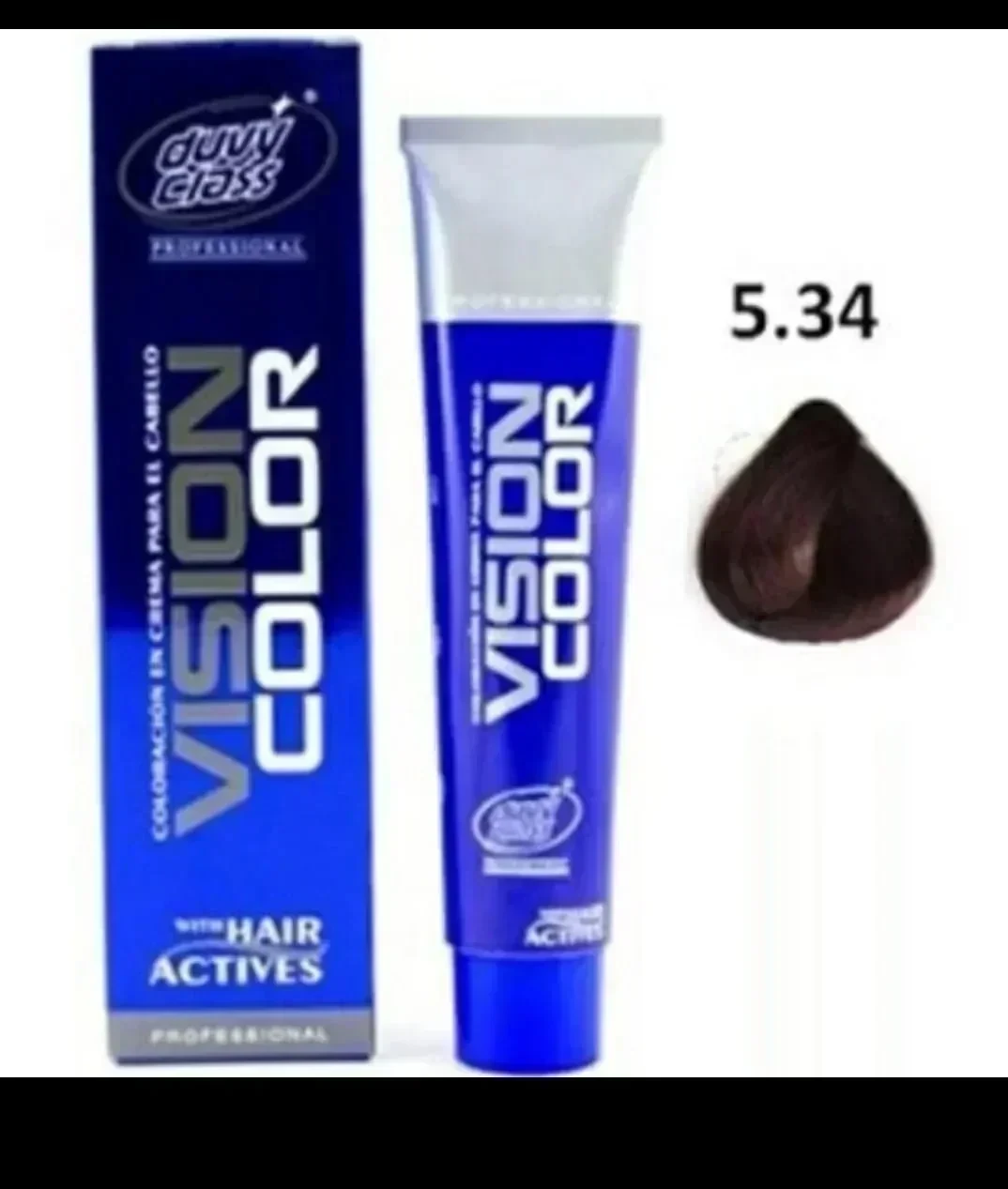 duvy class tinte 5.34 castaño claro chocolate