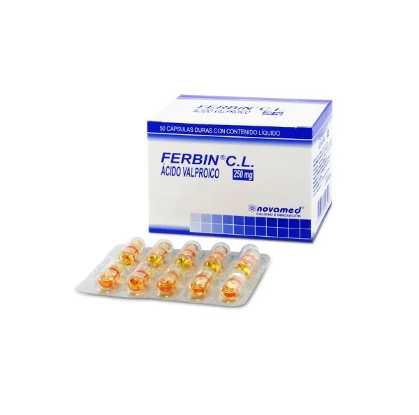 FERBIN C.L. 250MG X 50 CAP (ACIDO VALPROICO)