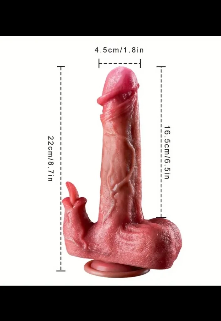 VIBRADOR 4 EN 1+ ESTIMULADOR DE CLÍTORIS  6