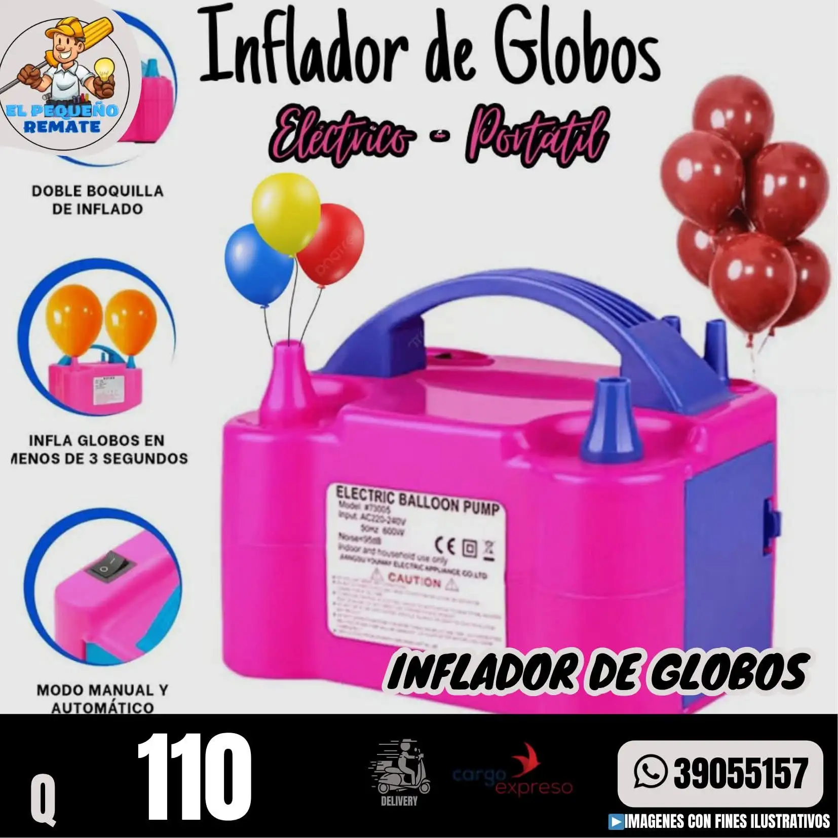 INFLADOR DE GLOBOS 2