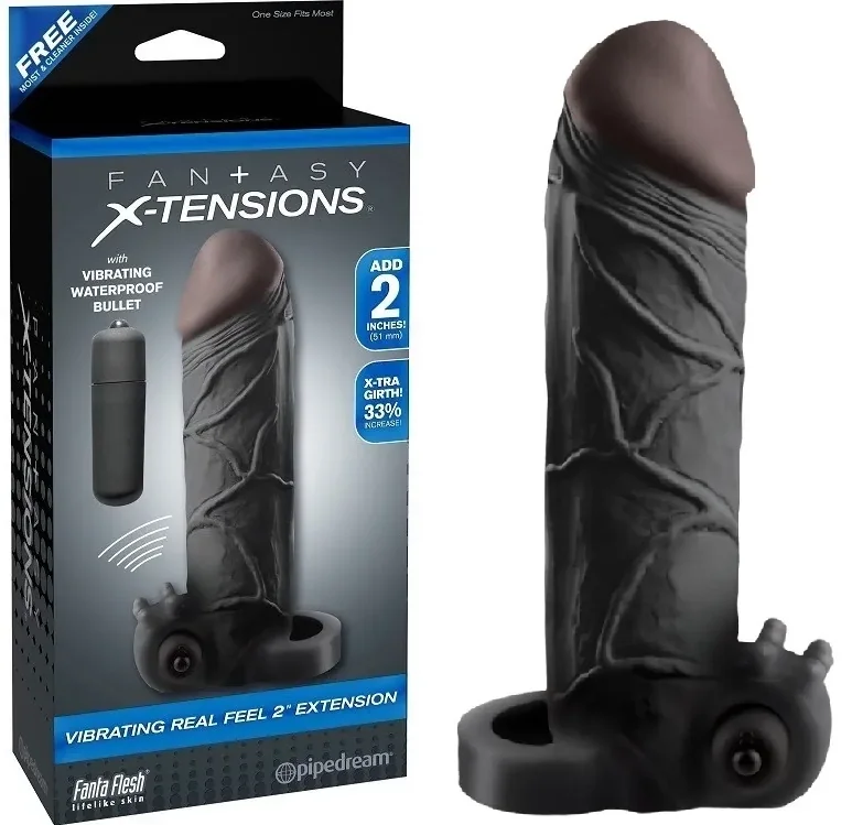 Real Feel 2" Extension c/ Bala Vibradora