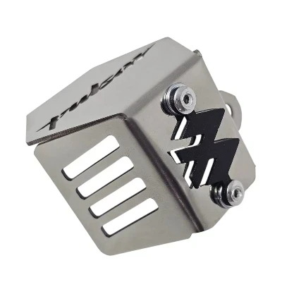 Ns 200 / P. freno trasero acero cromado logo 3d negro ML