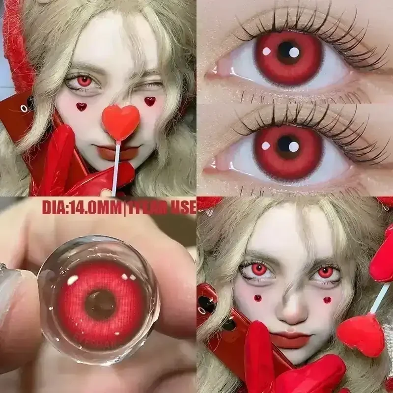 NEBULA RED (Ojos Anime Cosplay) 4