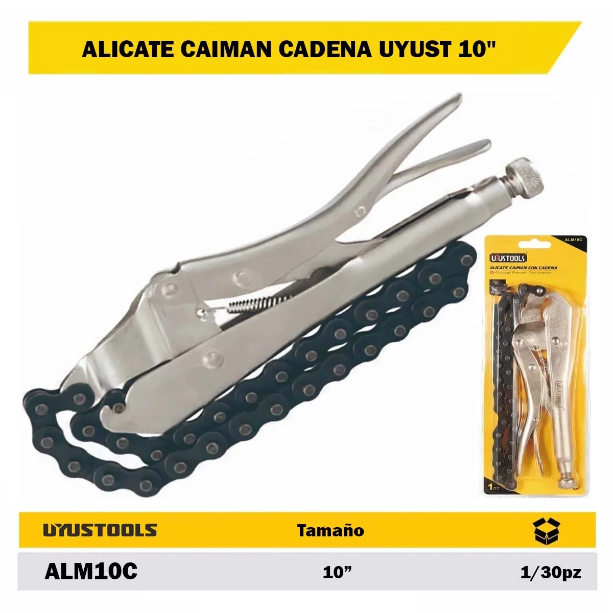 ALICATE CAIMAN CADENA UYUST 10"
