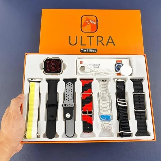 Smartwatch Deportivo T800 Ultra + 7 pulseras 2
