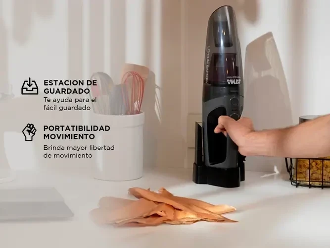 Aspiradora de Mano Inalámbrica Atma Power Para Polvos y Líquidos 2