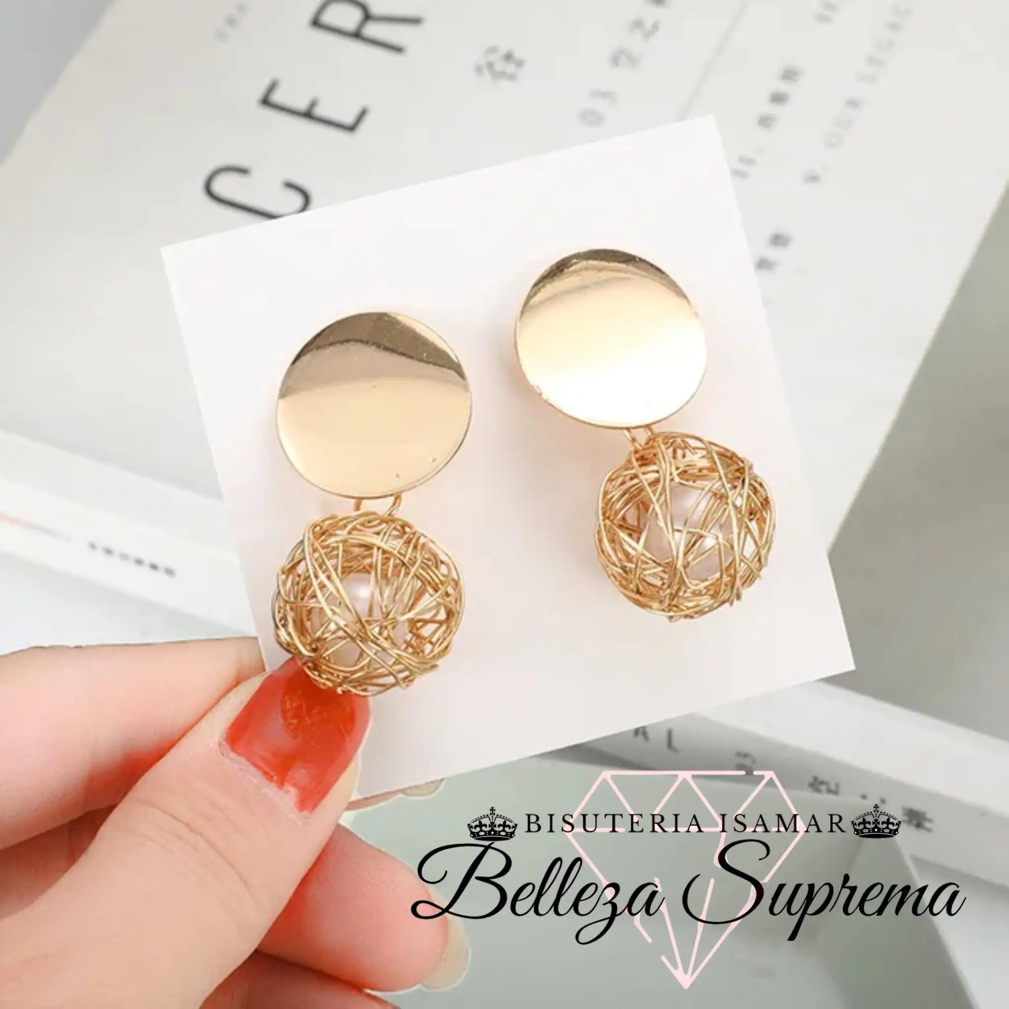 ARETES COLGANTES NIDO