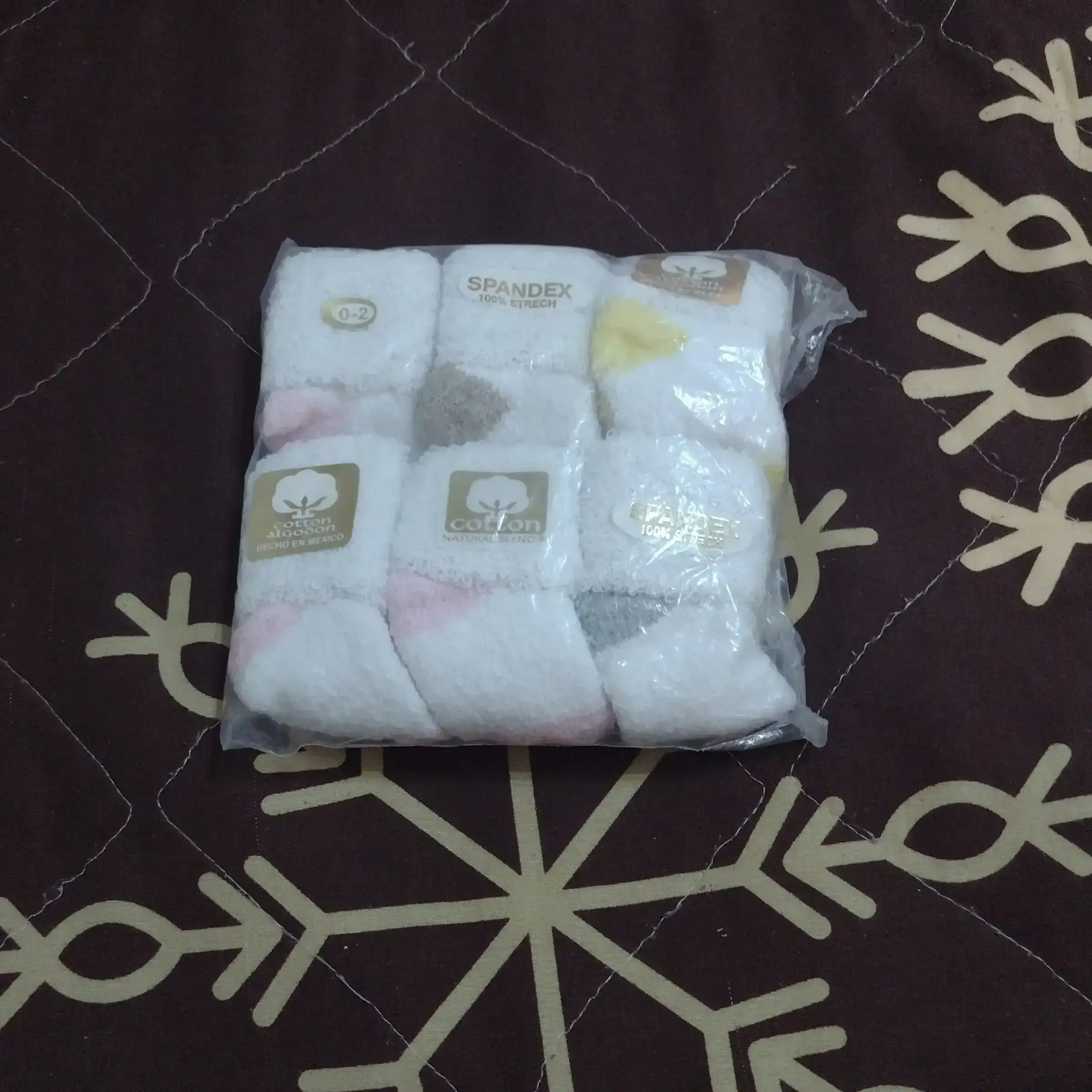  6 pares de Calcetitas para bebé 6 neses
