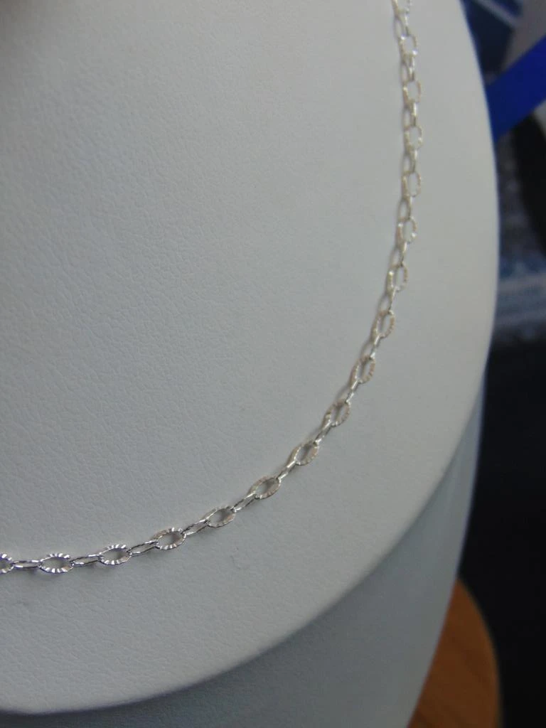 CADENA PLATA LEY 925 CARTIER OVALADA DIAMANTADA 2MM | 60CM 4