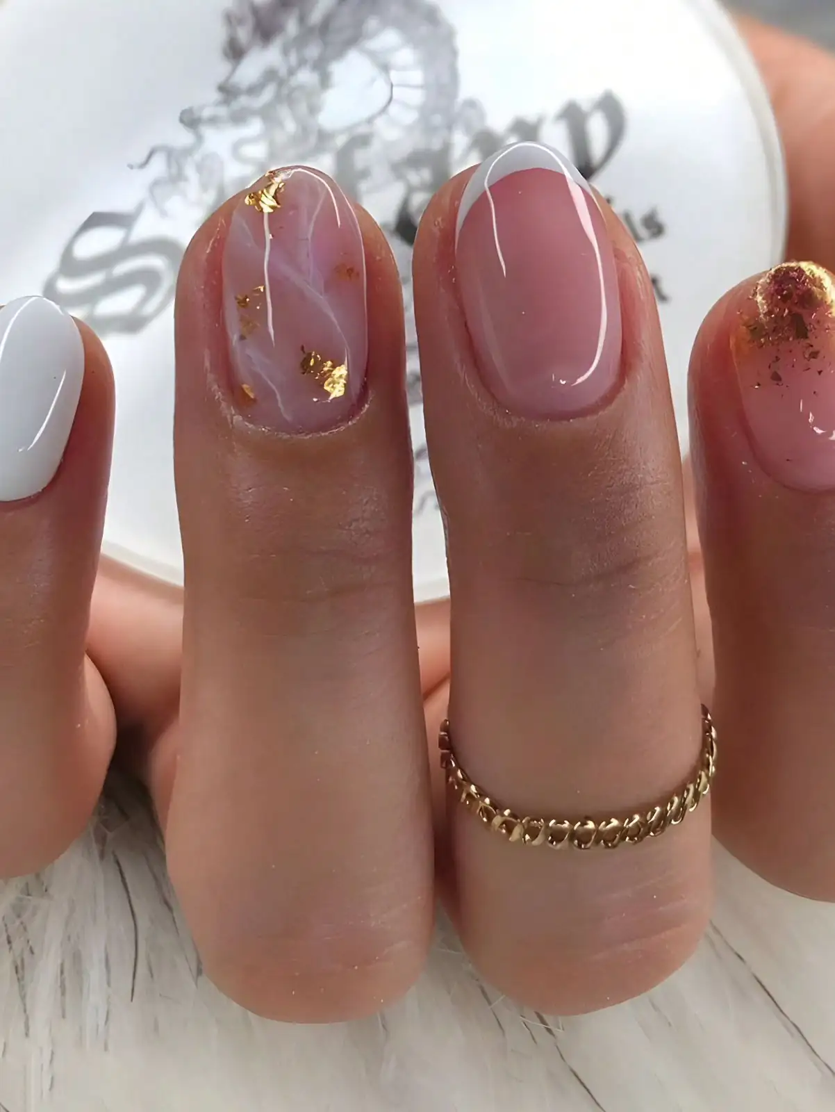 Set Uñas Press On Francesas 