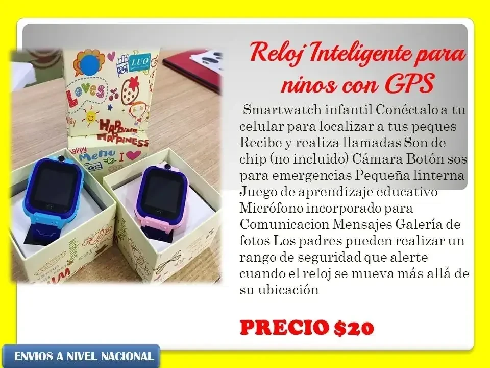 Smartwatch infantil con gps  3