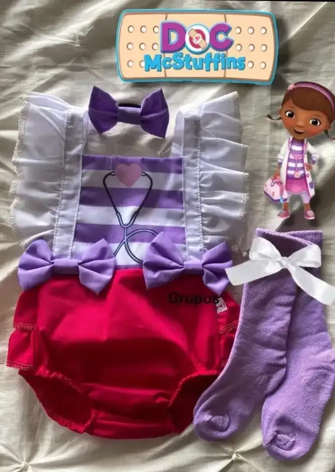Doc Mcstuffins unitalla de 3-11 m