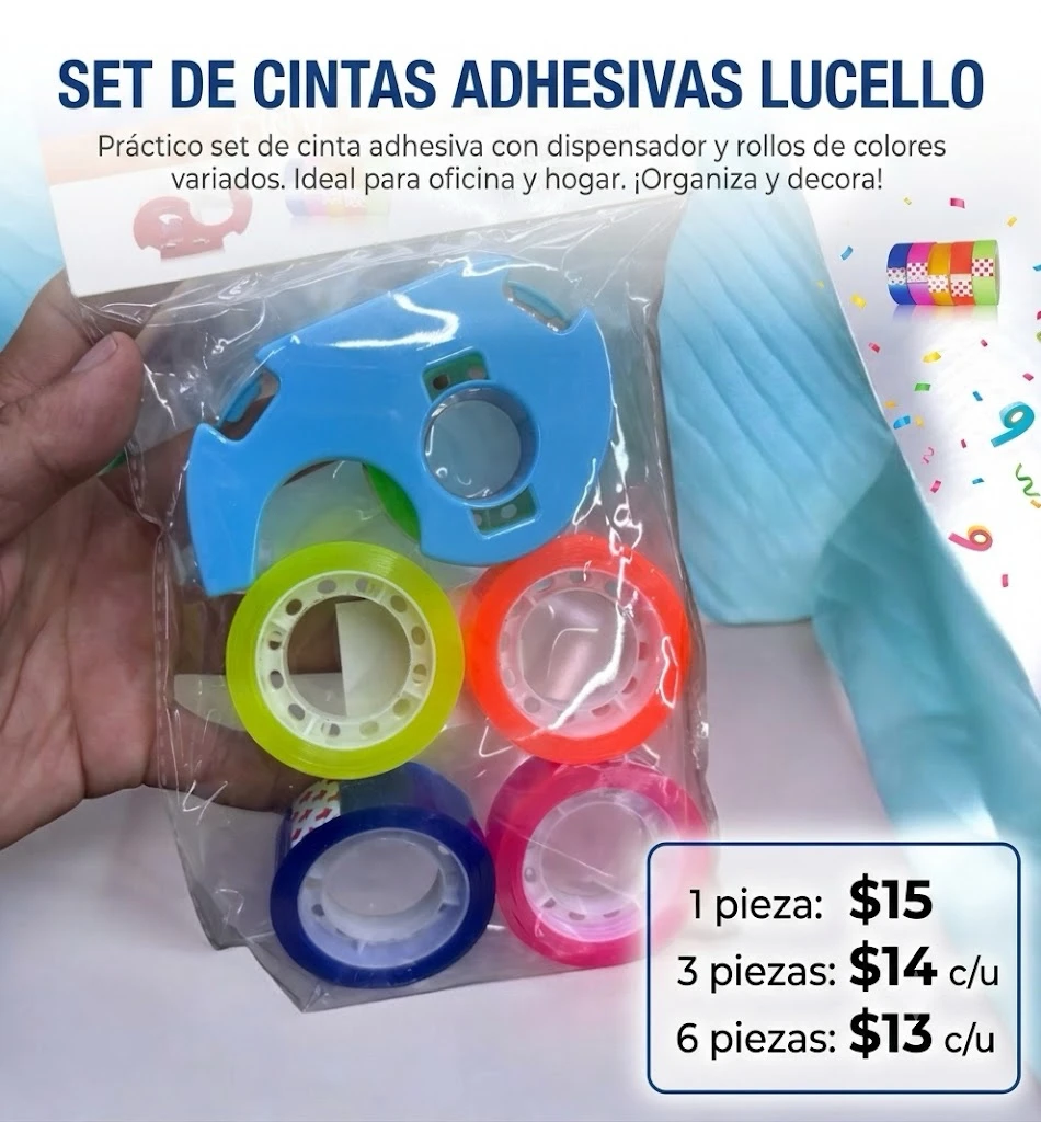 Cintas adhesivas con dispensador