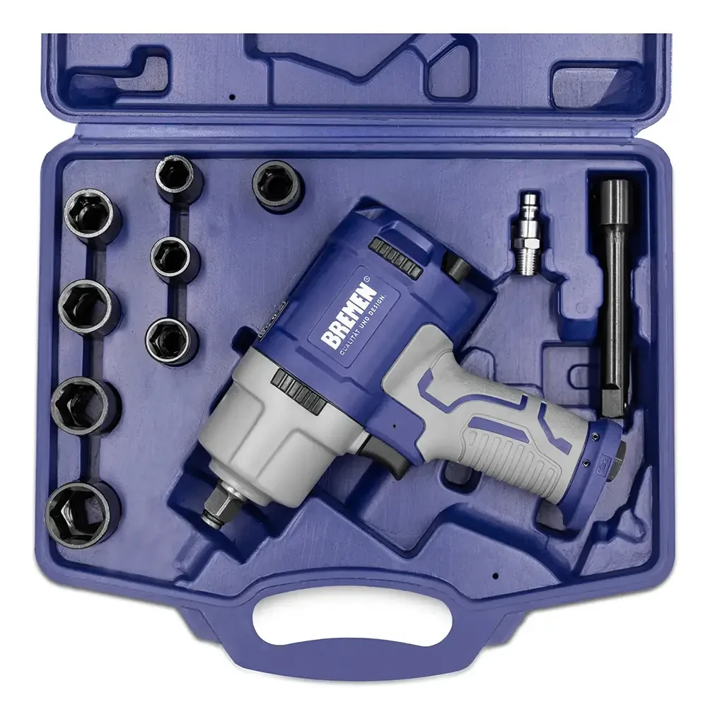 Llave de Impacto Composite en Kit Encastre 1/2" Bremen - 11 piezas