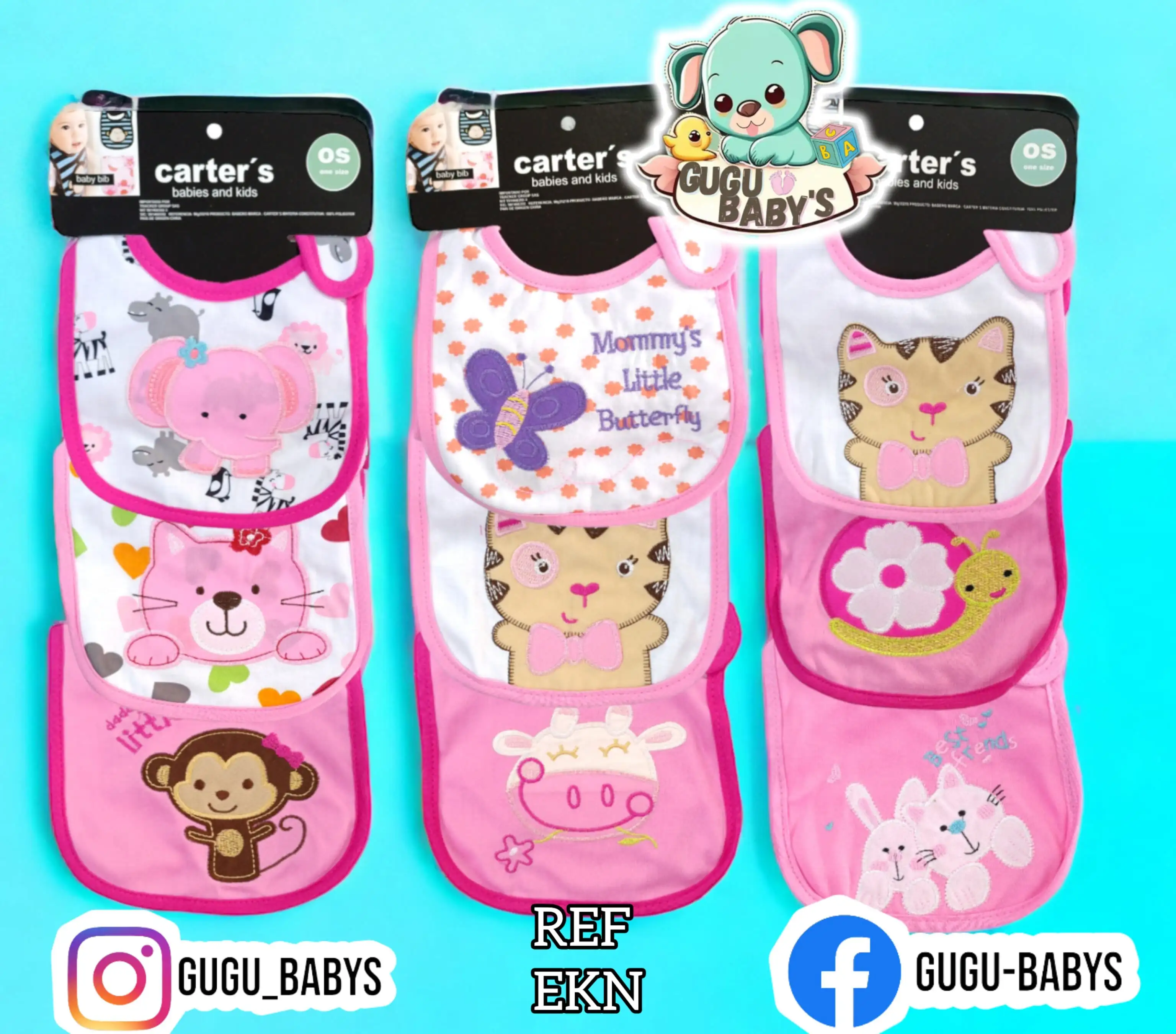Baberos Carter's niña