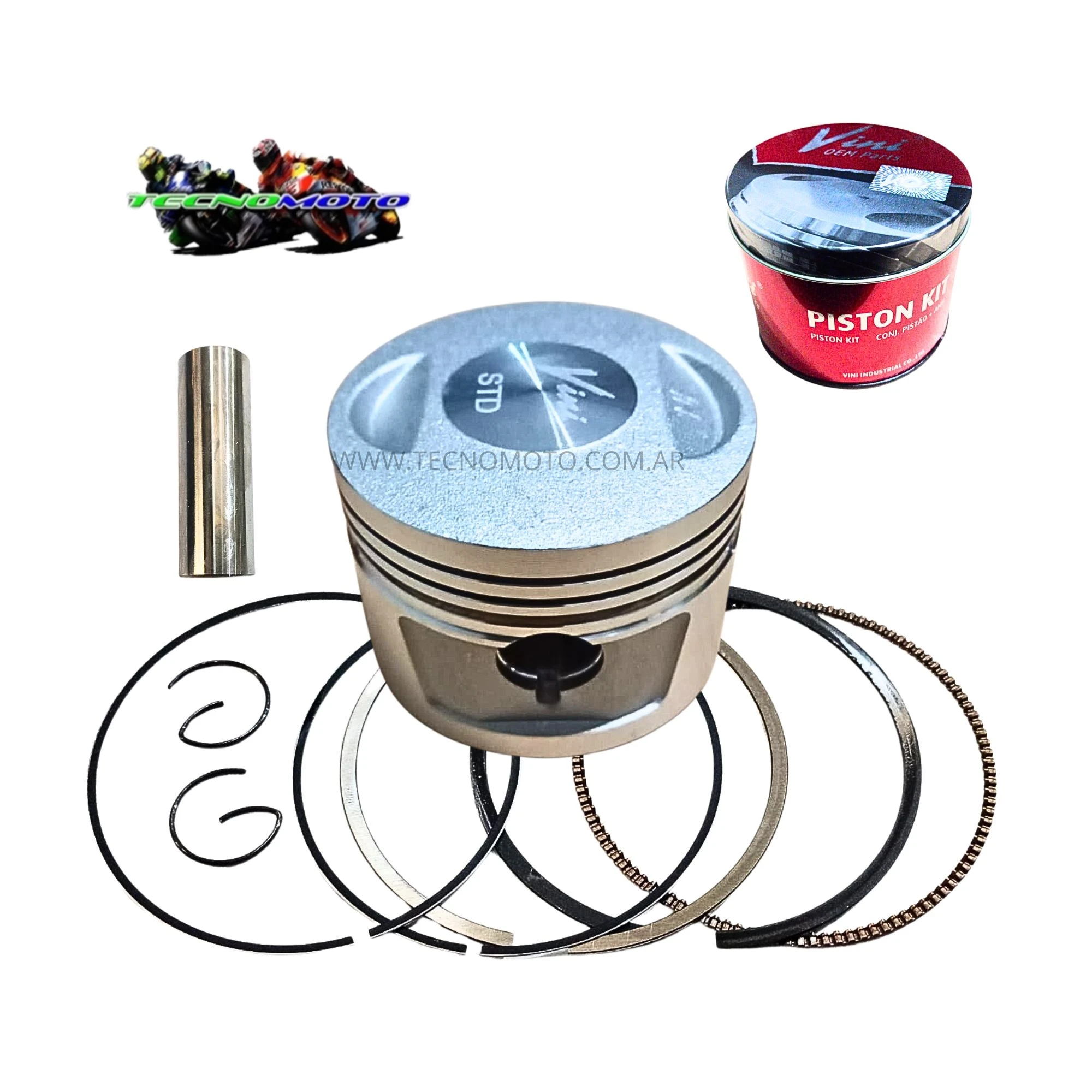 KIT PISTON ZANELLA 150 RX   STD  (62.00)   -50316