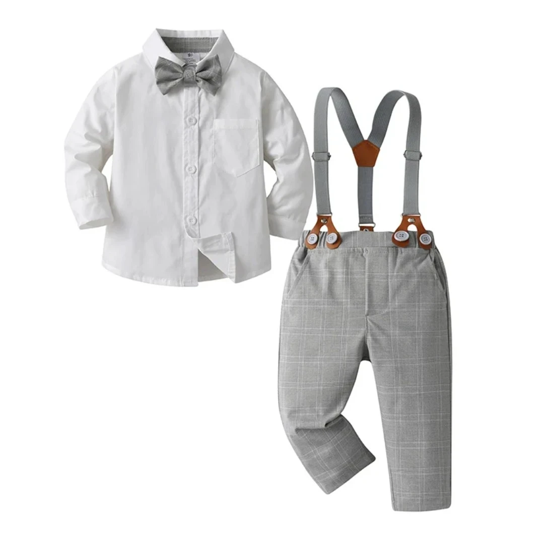 TRAJE ELEGANTE LARGO 4