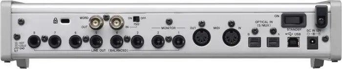 TASCAM INTERFASE PARA PROCESO DE AUDIO DIGITAL SERIES 208I 2