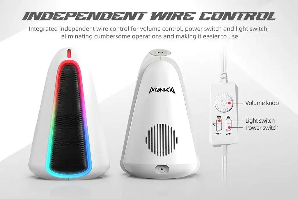 PARLANTES PC GAMING MONKA SG-500 3