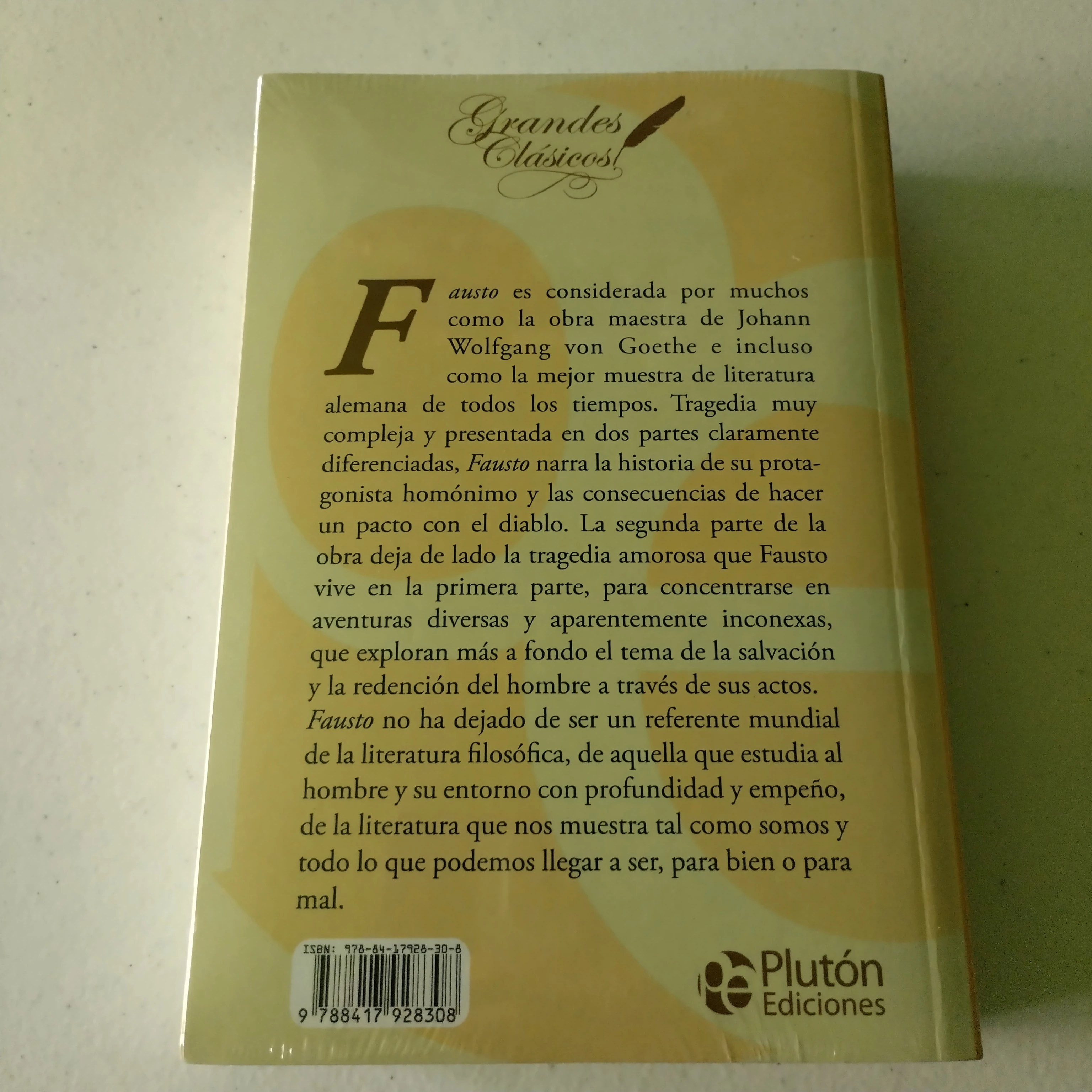 Fausto , J.W.V. Goethe , nuevo  2