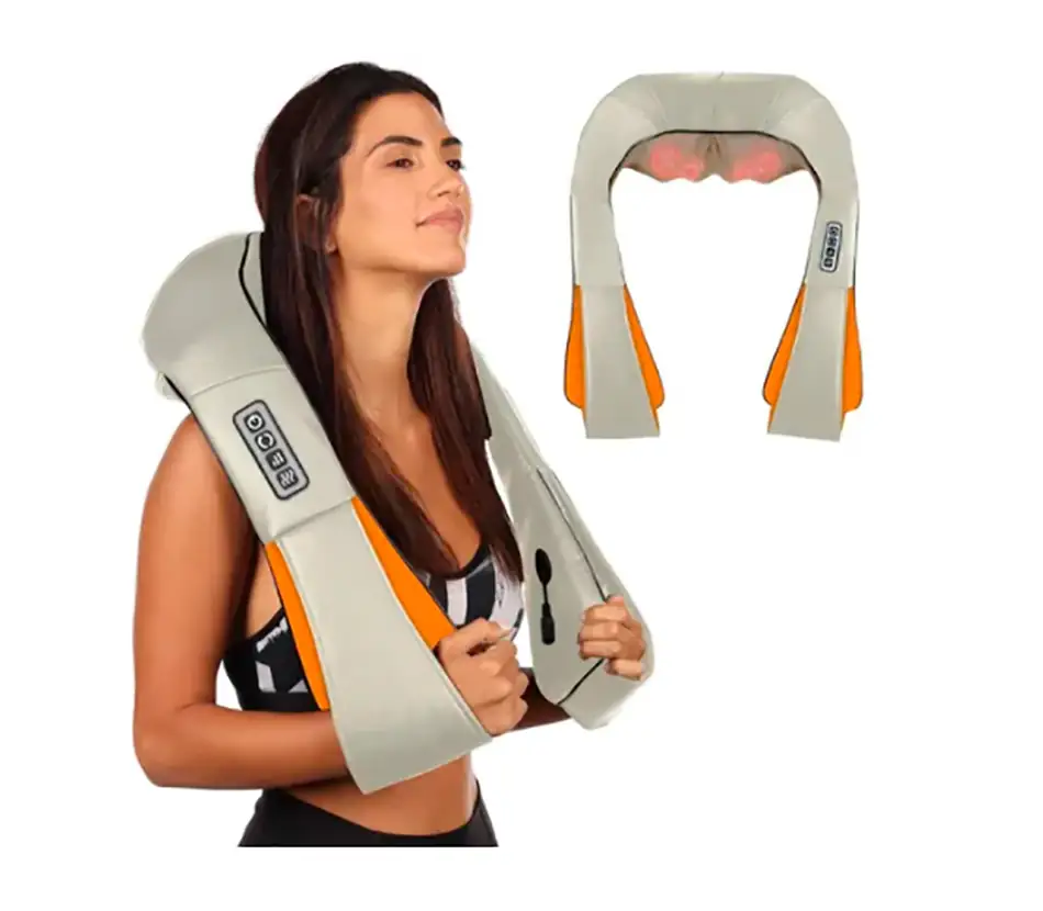 Masajeador profesional de cuello y espalda relájate con calor 