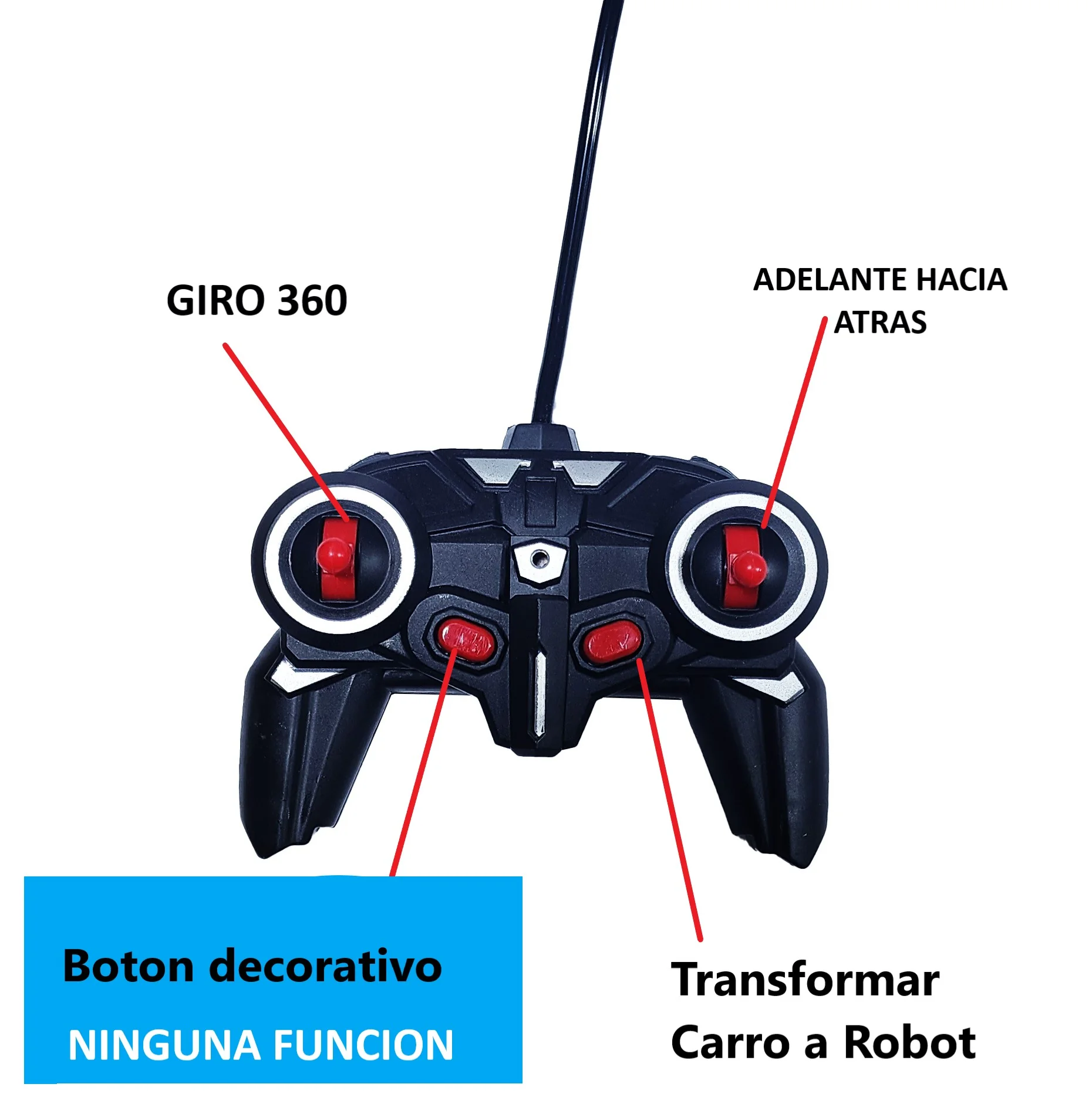 Carro Transformers Robot C/Remoto 6