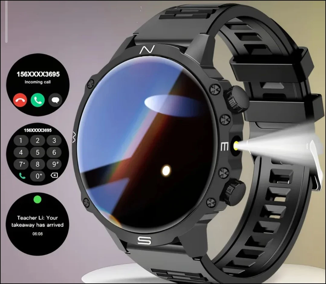 Reloj inteligente unisex redondo  2