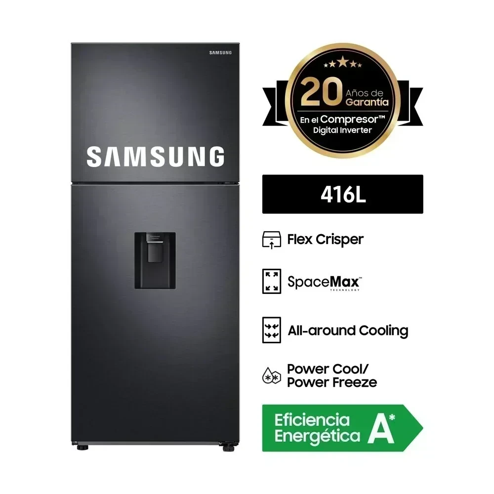 Heladera Samsung Rt44 black inverter