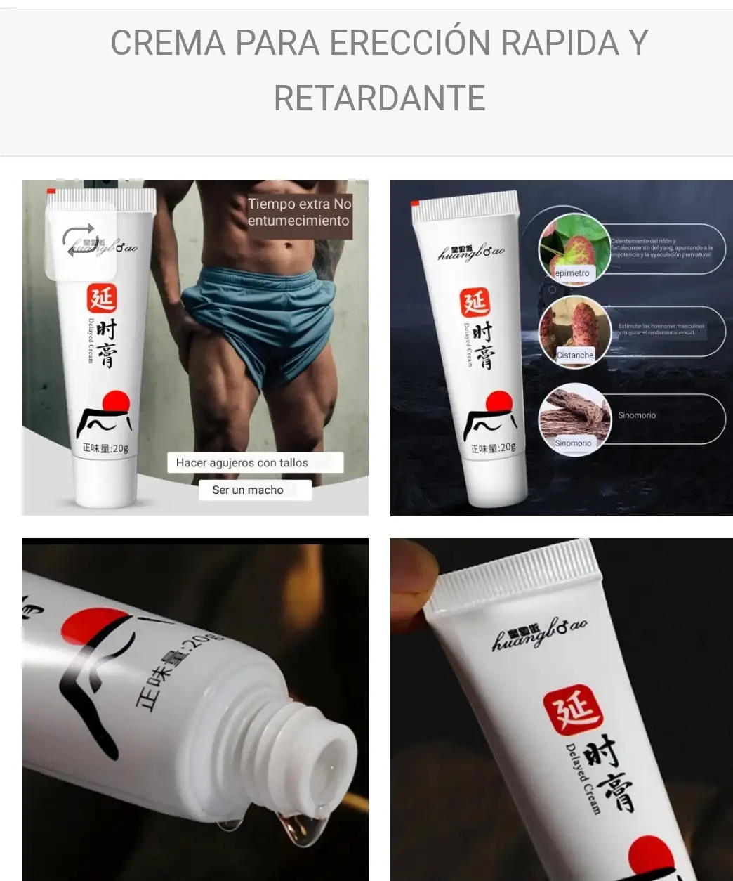 Crema ereccion 