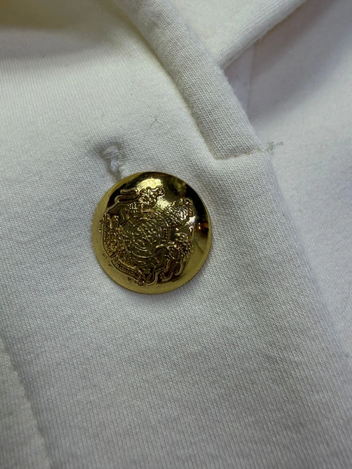 RALPH LAUREN EMBROIDERED CREST KNIT BLAZER 6