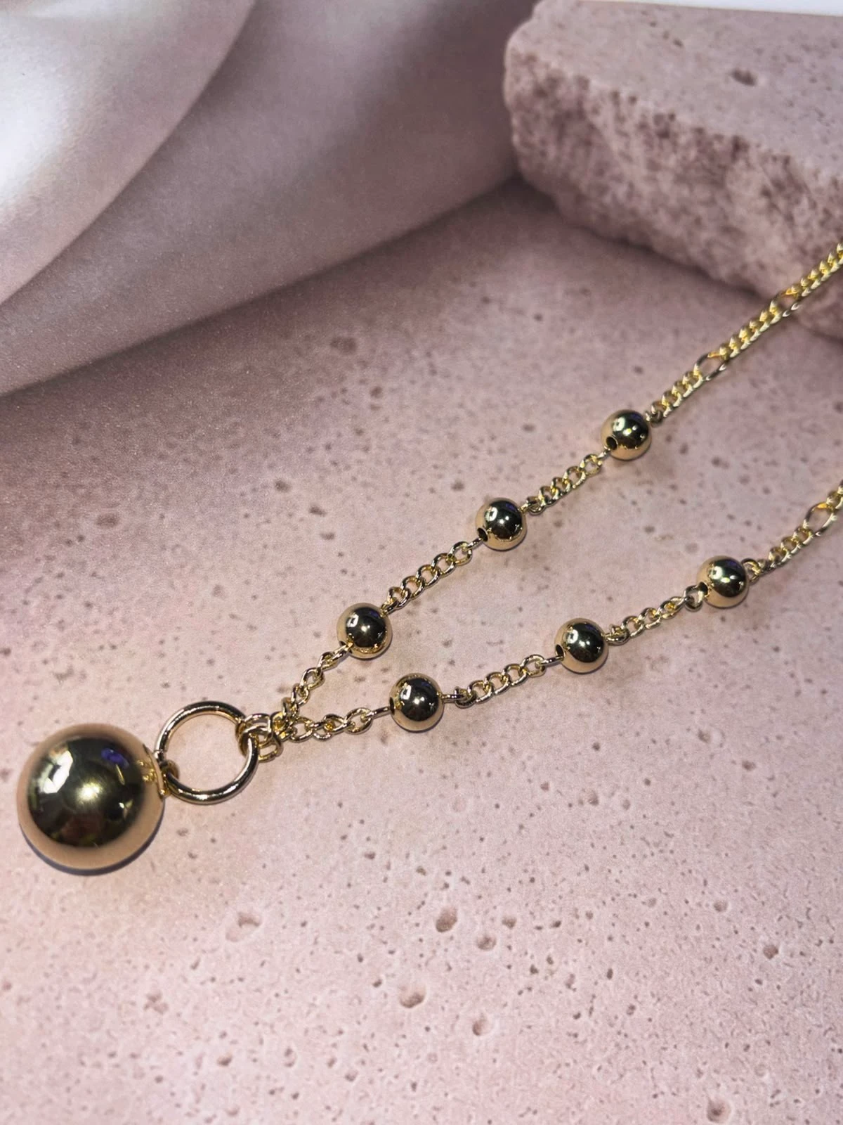 collar oro doble laminado 