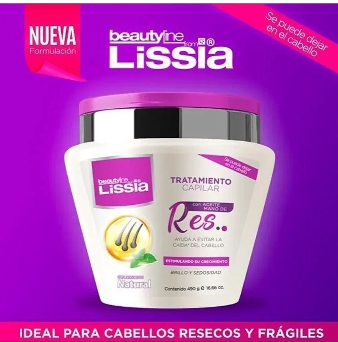 lissia tratamiento tarro x490 mano de res