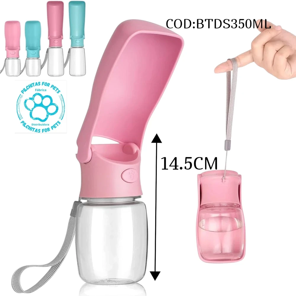 BOTELLA 350ML P/AGUA PLEGABLE 